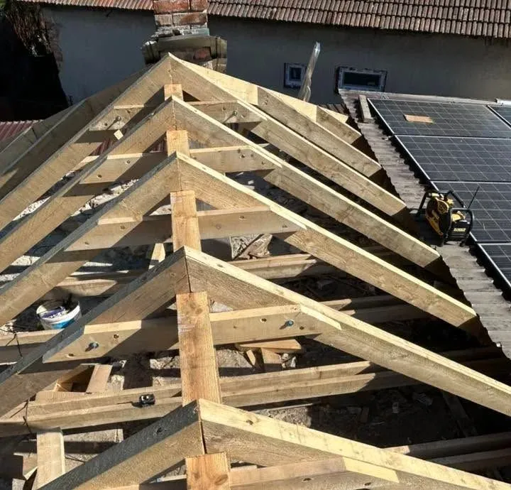 Tetőszerkezet ácsolása